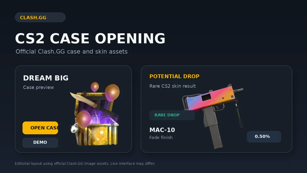 Clash.GG promo code CSGONAV case opening guide